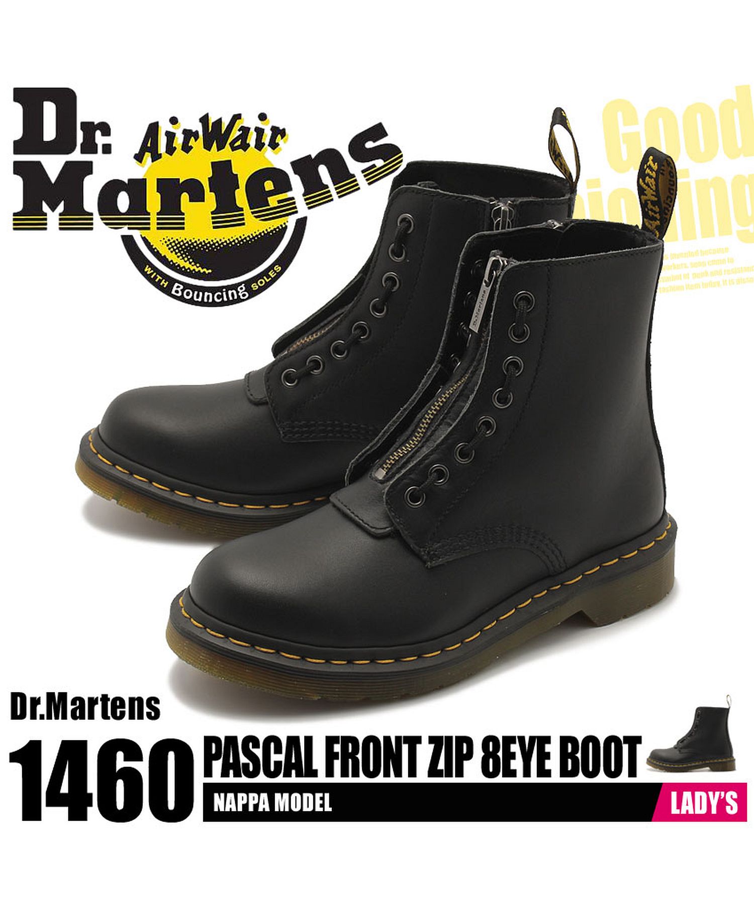 women's 1460 nappa doc martens