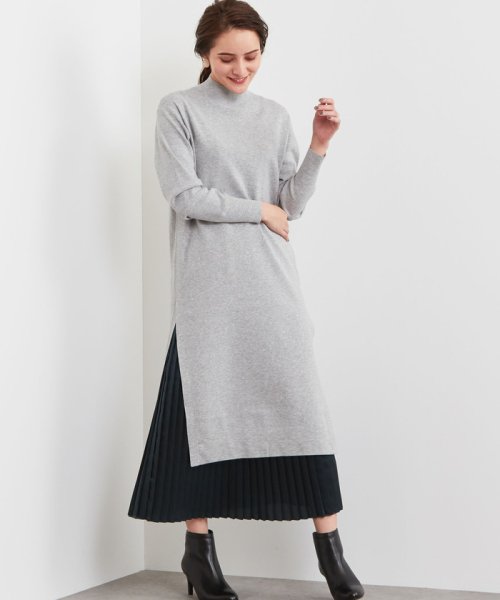 セール Kfc ハイネック スリット ニット ワンピース グリーンレーベルリラクシング Green Label Relaxing Magaseek