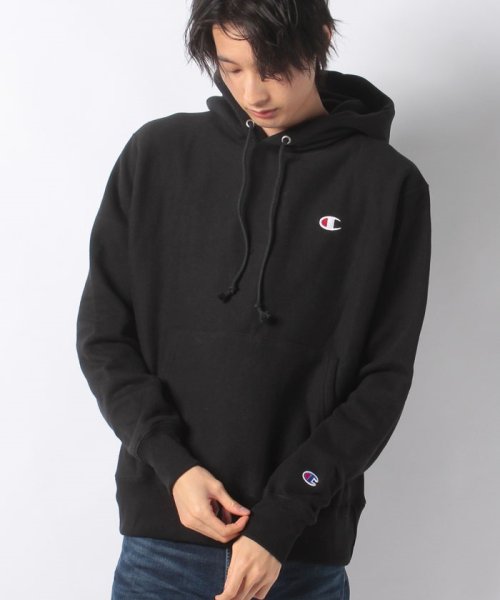 CHAMPION(チャンピオン)/Champion チャンピオン Life Men’s Reverse Weave Pullover Hood/BLACK