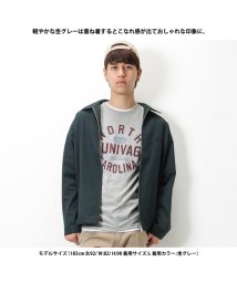 MAC HOUSE(men)(マックハウス（メンズ）)/T－GRAPHICS プリントTシャツ EJ185－MC115/杢グレー