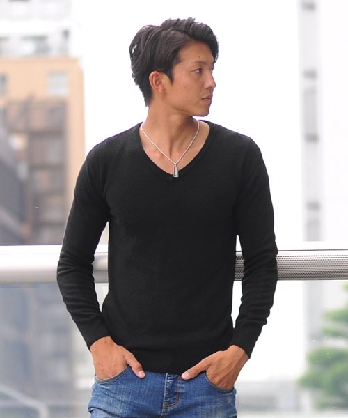 ニットknitメンズmen S無地カットソーカシミアタッチvネックニットソーセーターsweaterスエーターきれいめブラックグレー スペイド Spade Magaseek ニットknitメンズmen S無地カットソーカシミアタッチvネックニットソーセーターsweaterスエーターきれいめブラックグレー スペイド Spade Magaseek