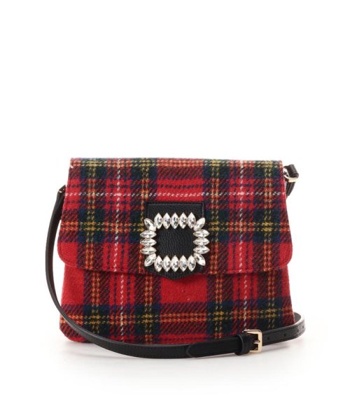 セール サマンサタバサ Samantha Thavasa ハリスツイード ビジュークラッチ Magaseek