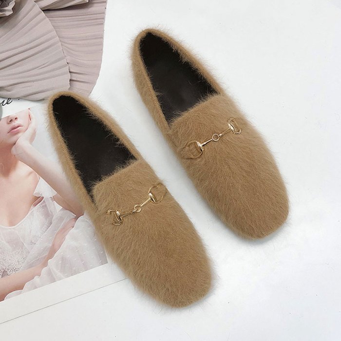 クーポン開催中 セール 17 Off ファーパンプス レディース シューズ 秋冬 韓国 靴 走れるパンプス 人気 フラットパンプス 即納 ミニミニストア Miniministore Magaseek