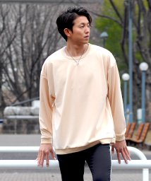 トレーナー メンズ ポンチ ポンチトレーナー ビッグサイズ ドロップショルダー プルオーバー 無地 オーバーサイズ 長袖 ベージュ 秋 秋服 黒 ネイビー おし スペイド Spade Magaseek