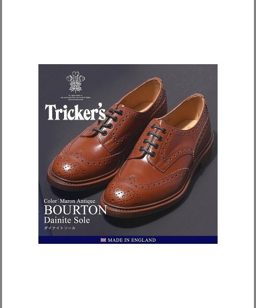 Tricker's(トリッカーズ)/バートン BOURTON ダイナイトソール　5633/39/マロンアンティーク