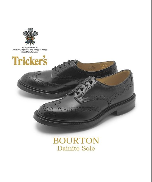 Tricker's(トリッカーズ)/バートン BOURTON  ダイナイトソール5633/10/ブラックカーフ