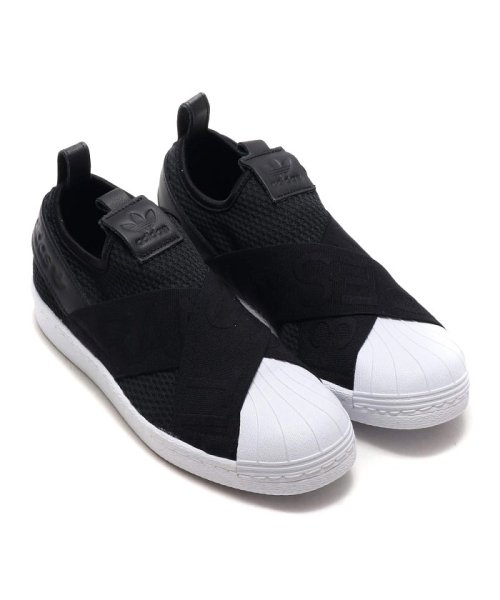 Adidas(アディダス)/adidas Originals SUPERSTAR SLIPON W  Core Black/Core Black/Running White/ブラック