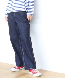 coen(coen)/SMITH（スミス）ハイライズパンツ/NAVY