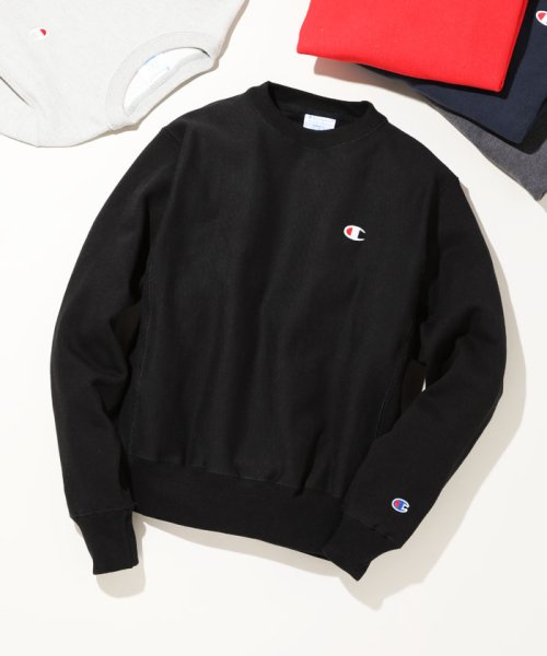 CHAMPION(チャンピオン)/★Champion チャンピオン Life Men’s Reverse Weave Crew/BLACK