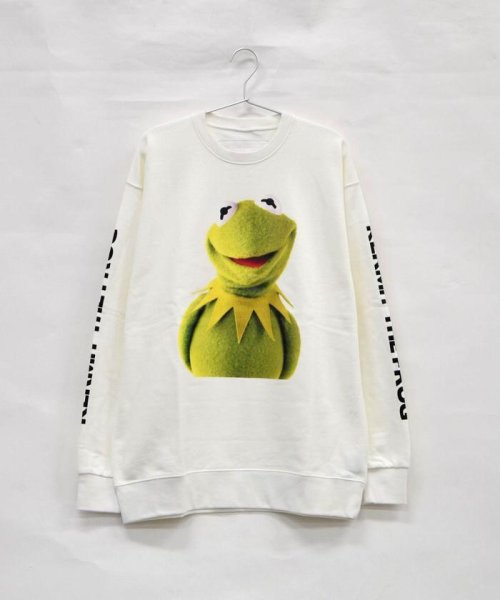 LHP(エルエイチピー)/WHITELAND/ホワイトランド/KERMIT SWEATSHIRTS/WHITE