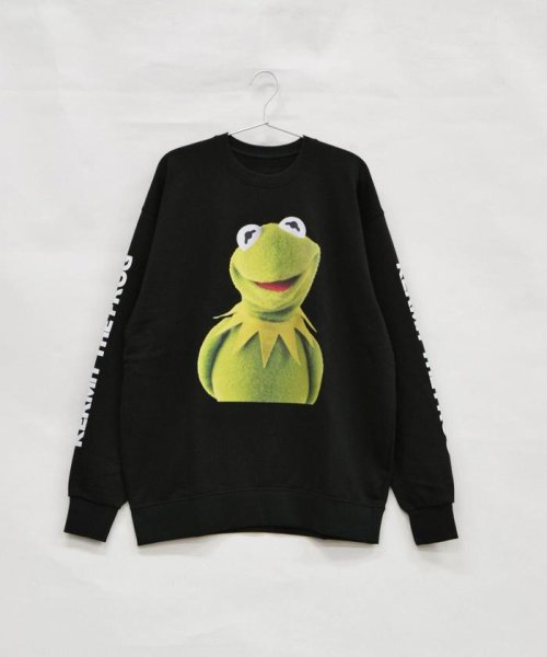 LHP(エルエイチピー)/WHITELAND/ホワイトランド/KERMIT SWEATSHIRTS/BLACK