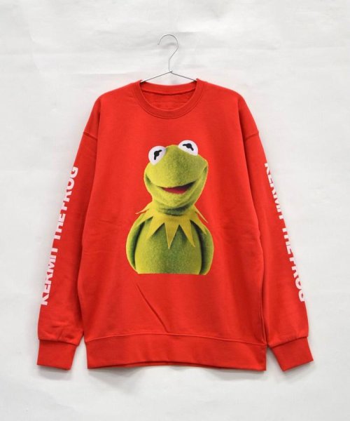 LHP(エルエイチピー)/WHITELAND/ホワイトランド/KERMIT SWEATSHIRTS/RED