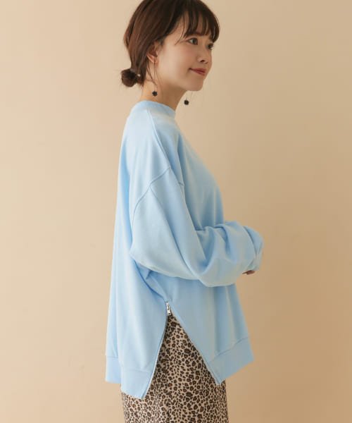 セール サイドジップスウェットプルオーバー アイテムズ アーバンリサーチ レディース Items Urbanresearch Magaseek