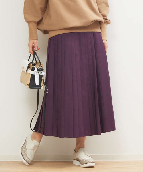 セール ウールライクプリーツスカート ルージュヴィフラクレ Rouge Vif La Cle Magaseek