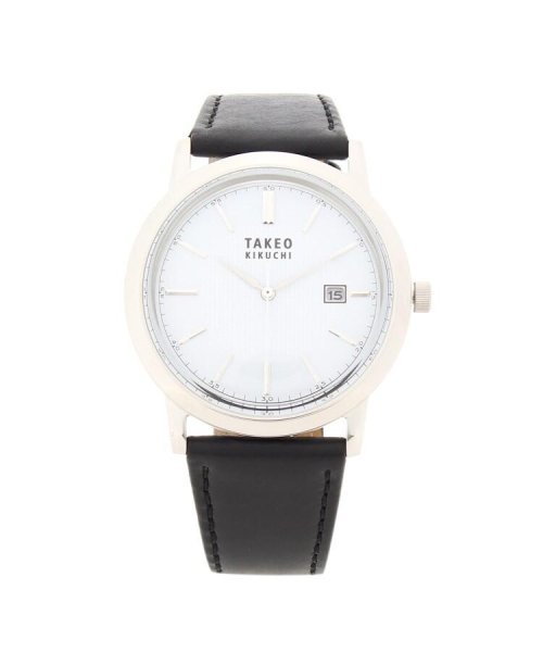 TAKEO KIKUCHI(タケオキクチ)/クラシックソーラー時計[ メンズ 時計 ソーラー 革 防水 ]/ブラック（019）