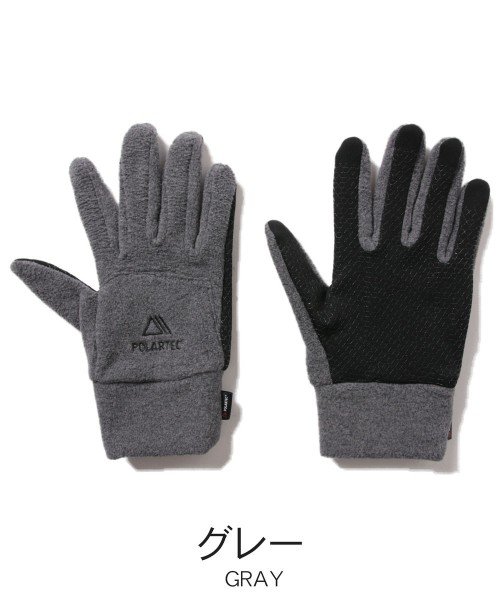 THE CASUAL(ザ　カジュアル)/(アスタリスク) ASTARISK スマホ対応POLARTECグローブPOLARTEC FREEZE GLOVE/グレー