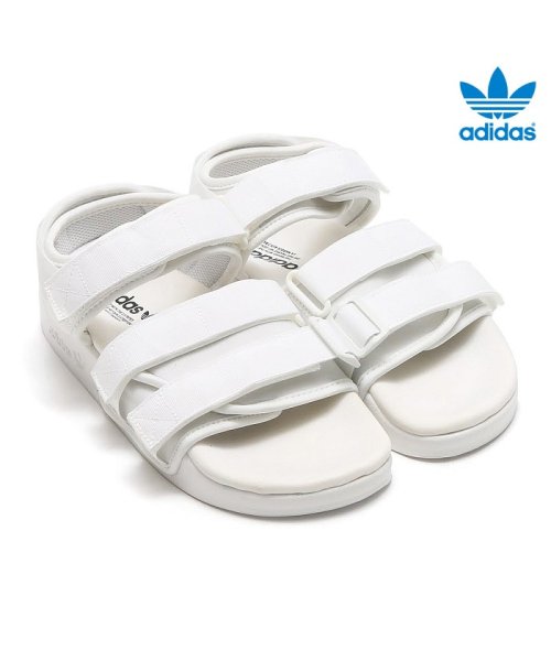Adidas(アディダス)/adidas Originals ADILETTE SANDAL W  RUNNING WHITE/RUNNING WHITE/RUNNING WHITE  /ホワイト