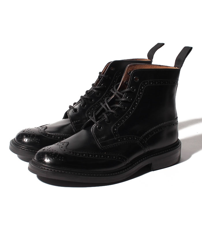 【Trickers】STOW BLACK CALF DAINITE SOLE 5 FIT