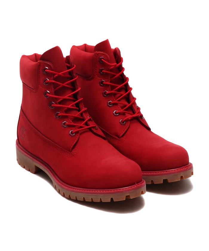 red and grey timberlands