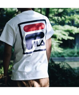 FILA/フィラ × アトモス スクエア ビッグ ロゴ ティーシャツ/501497241