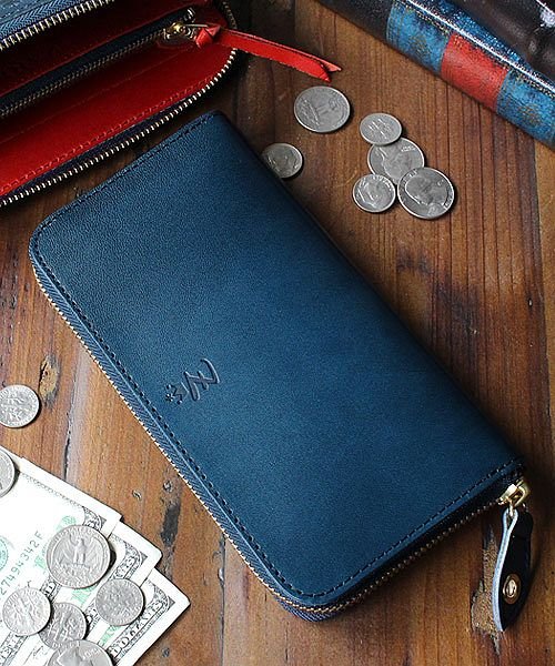 長財布 メンズ レディース 本革 財布 ラウンドファスナー 栃木レザー 日本製 革財布 シンプル ナチュラル レザーウォレット Zario Grandee ザリオグランデ Zario Grandee Magaseek