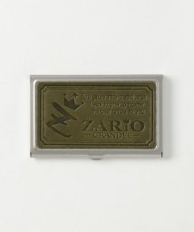 ZARIO-GRANDEE－(ザリオグランデ)/名刺入れ レディース ステンレス 本革 カードケース 栃木レザー 日本製 ZARIO－GRANDEE－/グリーン