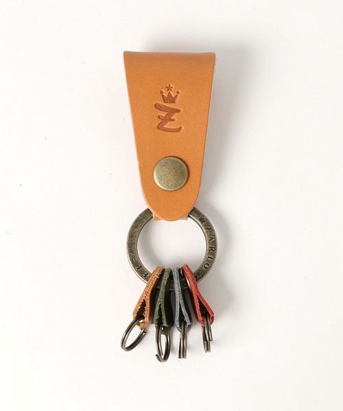 キーホルダー キーリング レザー 革 本革 栃木レザー ベルトループ カラフル マルチカラー Zario Grandee ザリオグランデ Zario Grandee Magaseek