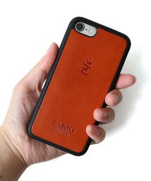 ZARIO-GRANDEE－(ザリオグランデ)/iPhone8 iPhone7 ケース iPhoneケース 本革 レザー カバー 栃木レザー 日本製 ZARIO－GRANDEE－ /オレンジ