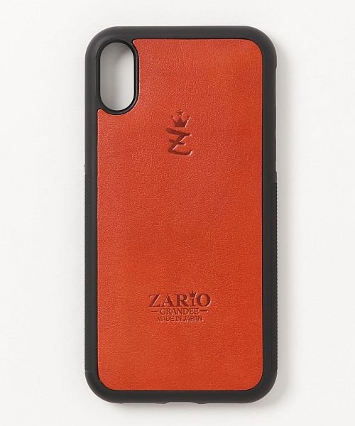 ZARIO-GRANDEE－(ザリオグランデ)/iPhoneXケース iPhoneXSケース 本革 レディース iPhoneX iPhoneXS スマホケース ZARIO－GRANDEE－/ブラック