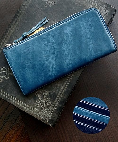 セール 財布 長財布 メンズ 本革 L字ファスナー バッカス イタリアンレザー ロングウォレット ザリオプレミオ Zario Premio Magaseek