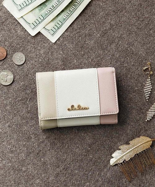 クレリア(Clelia) |ミニ財布 レディース 三つ折り 折財布 トリコロール かわいい コンパクト フラップ かぶせ おしゃれ Clelia クレリア リベルテ CL-17026(501510990) MAGASEEK コンパクトで機能的♪ レディース 3つ折りミニ財布 新品未使用 ピンク