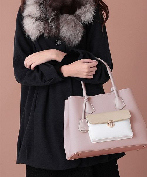 トートバッグ レディース 通勤バッグ B5 ポケット フェイクレザー ハンドバッグ クレリア Clelia Magaseek