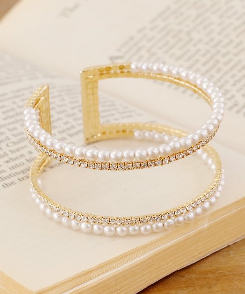 結婚式 デイリー パールバングルブレスレット プールヴー Pourvous Magaseek 結婚式 デイリー パールバングルブレスレット プールヴー Pourvous Magaseek