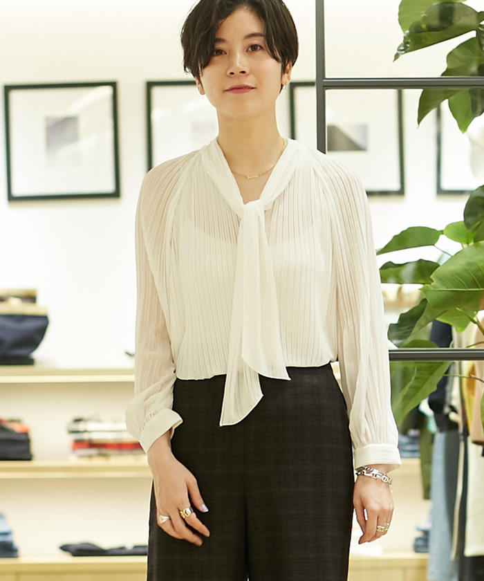 限定SALE定番 Ballsey - 美品 Ballsey ナイアガラシフォン ボウタイ