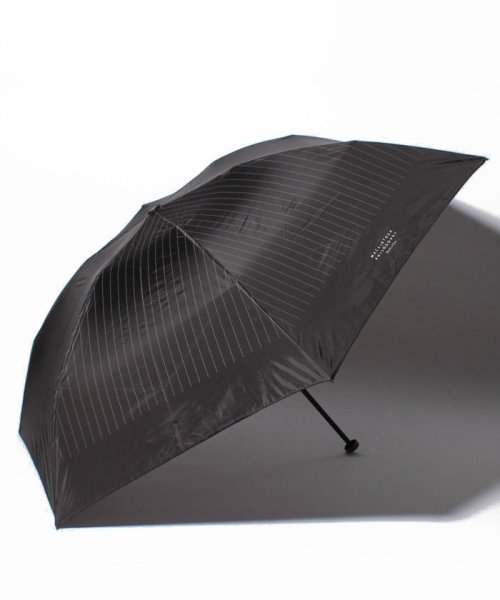 MACKINTOSH PHILOSOPHY(umbrella)(マッキントッシュフィロソフィー（傘）)/MACKINTOSH PHILOSOPHY婦人ミニP10D軽量UV*ストライプ顔料/ブラック