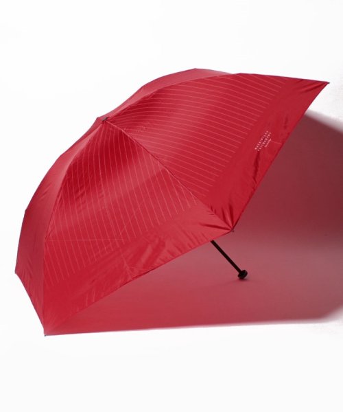 MACKINTOSH PHILOSOPHY(umbrella)(マッキントッシュフィロソフィー（傘）)/MACKINTOSH PHILOSOPHY婦人ミニP10D軽量UV*ストライプ顔料/レッド