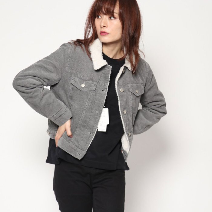 コーデュロイ裏ボアgジャンジージャンジャケットブルゾン 501352183 スタイルブロック レディース Styleblock Magaseek