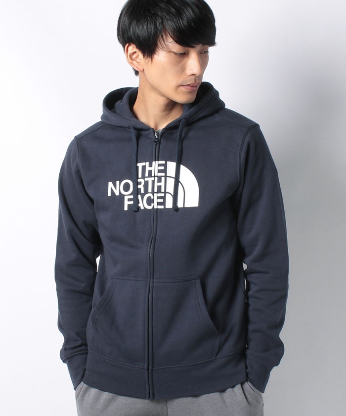 north face half dome hoodie zip