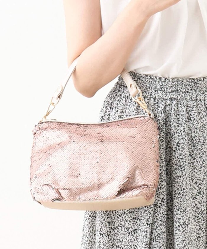 2way スパンコールデザインバッグ エムケーミッシェルクランバッグ Mk Michel Klein Bag Magaseek