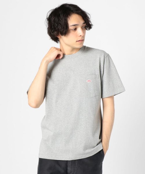 GLOSTER(GLOSTER)/【DANTON/ダントン】ポケット付Tシャツ JD－9041/ミディアムグレー