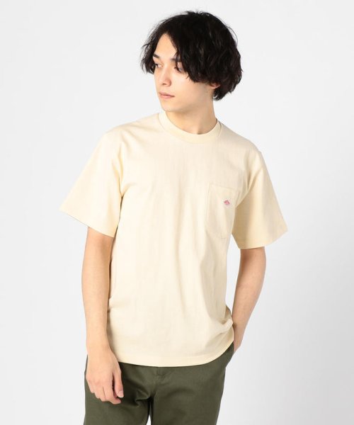 GLOSTER(GLOSTER)/【DANTON/ダントン】ポケット付Tシャツ JD－9041/エクリュ