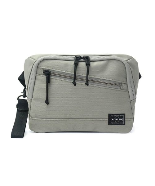 PORTER(ポーター)/ポーター フロント ウエストバッグ 687－17032 ボディバッグ 吉田カバン PORTER FRONT WAIST BAG メンズ/グレー