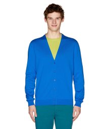 BENETTON (mens)(ベネトン（メンズ）)/コットンVネックカーディガン/ブルー