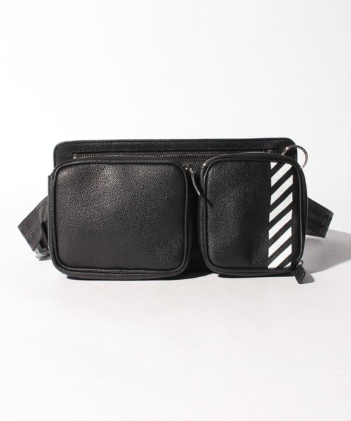 OFF-WHITE(オフホワイト)/【Off－white】FANNY PACK OFF WHITE/BLACK&WHITE