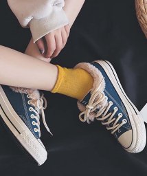 セール 裏ボア スニーカー レディース ローカット 裏起毛 スニーカー 暖かい 痛くない靴 おしゃれ 即納 ミニミニストア Miniministore Magaseek