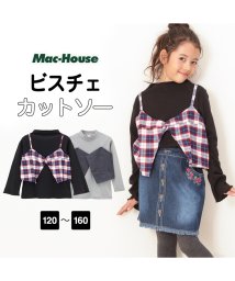 MAC HOUSE(kid's)(マックハウス（キッズ）)/Navy ガールズ ビスチェ カットソー MH/NV688G/ブラック