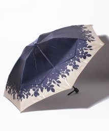 LANVIN Collection(umbrella)(ランバンコレクション（傘）)/LV婦人ミニPサテンプリント/ディープブルー