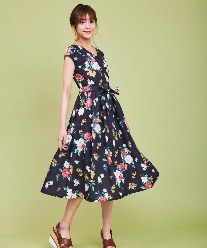 セール 花柄シャツワンピース トランテアン ソン ドゥ モード 31 Sons De Mode Magaseek