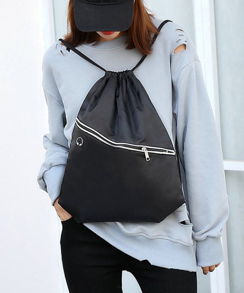 セール ナップサック スポーツバッグ レディース リュックサック 大容量 巾着 ジムサック ミニミニストア Miniministore Magaseek