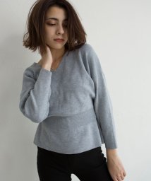 marjour(マージュール)/WINTER PASTEL KNIT/グレー